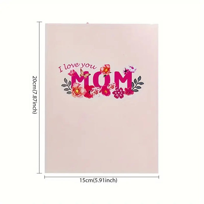 "Best Mom Ever" 3D Pop-Up Card