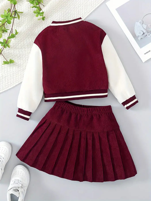 Casual Girls' Varsity Outfit Set