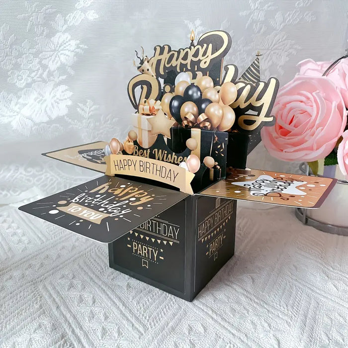 Birthday 3D Pop-up Card Set