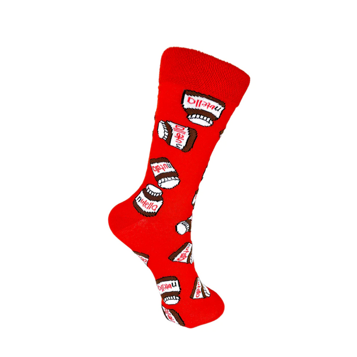 Red Nutella Socks