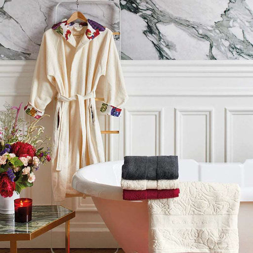 Bathrobe with hood - Vanilla/Tropcial by Christian Lacroix for home