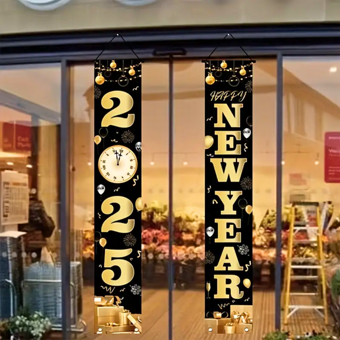 2025 New Year's Celebration Banner