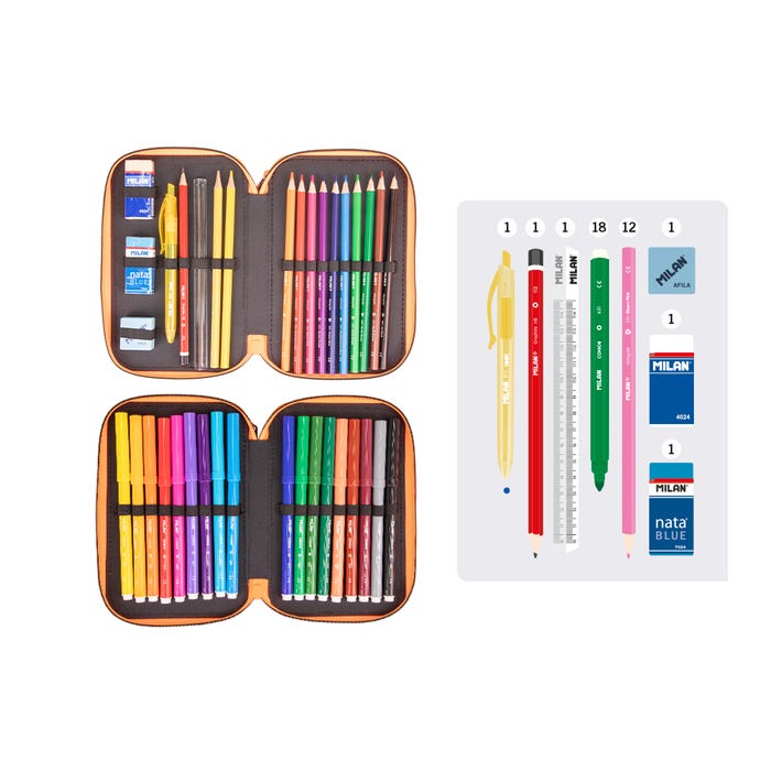 Double Decker Pencil Case Tandem Special Series - Black