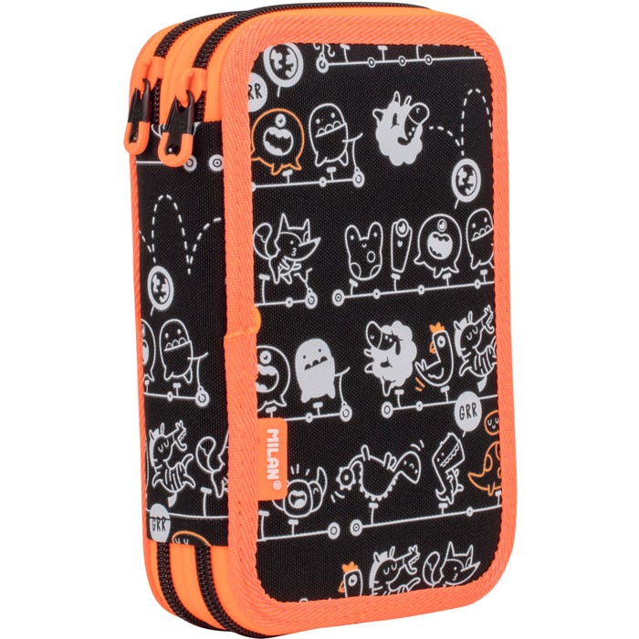 Double Decker Pencil Case Tandem Special Series - Black