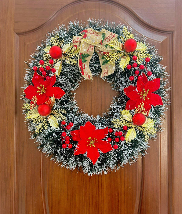 Red Berry Christmas Wreath Decor