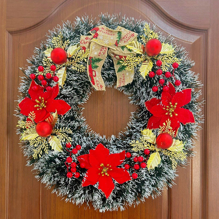 Red Berry Christmas Wreath Decor