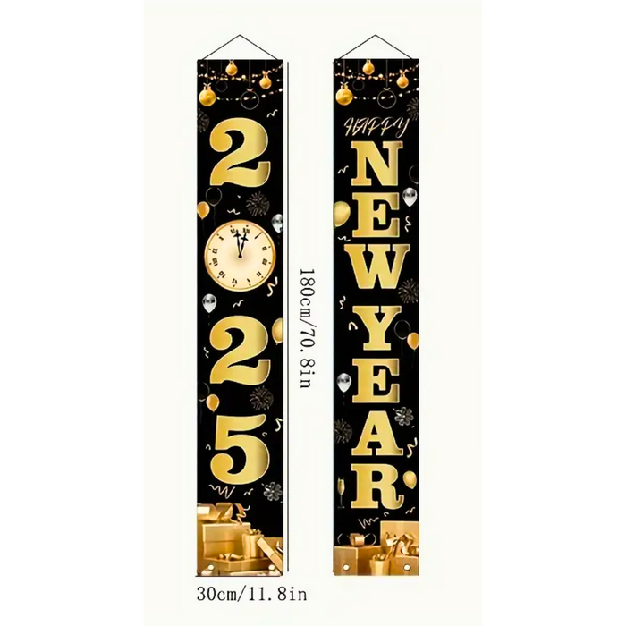 2025 New Year's Celebration Banner