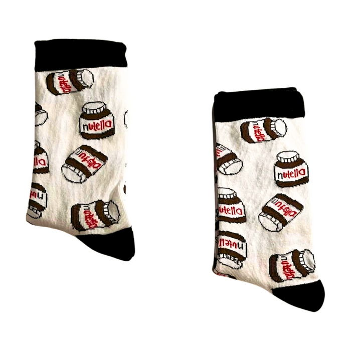 White Nutella Socks