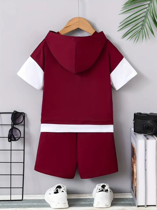 Boys' Hooded Summer Co-Ord Set