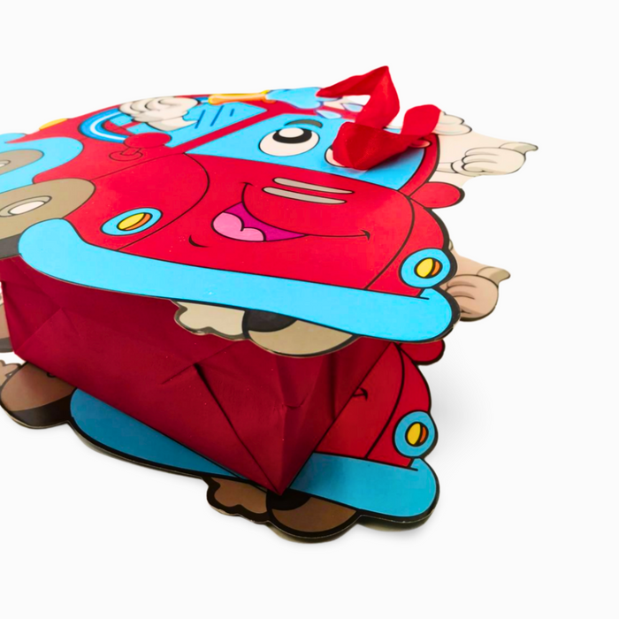 Paper Car Gift Bags 6pcs Set