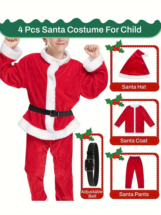 Santa Kids Costume Set