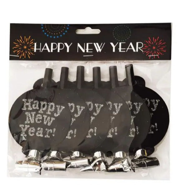 Happy New Year Air Blaster Set of 6