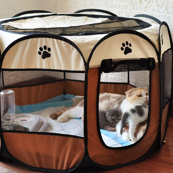 Portable Pet Playpen Foldable for Indoor & Outdoor