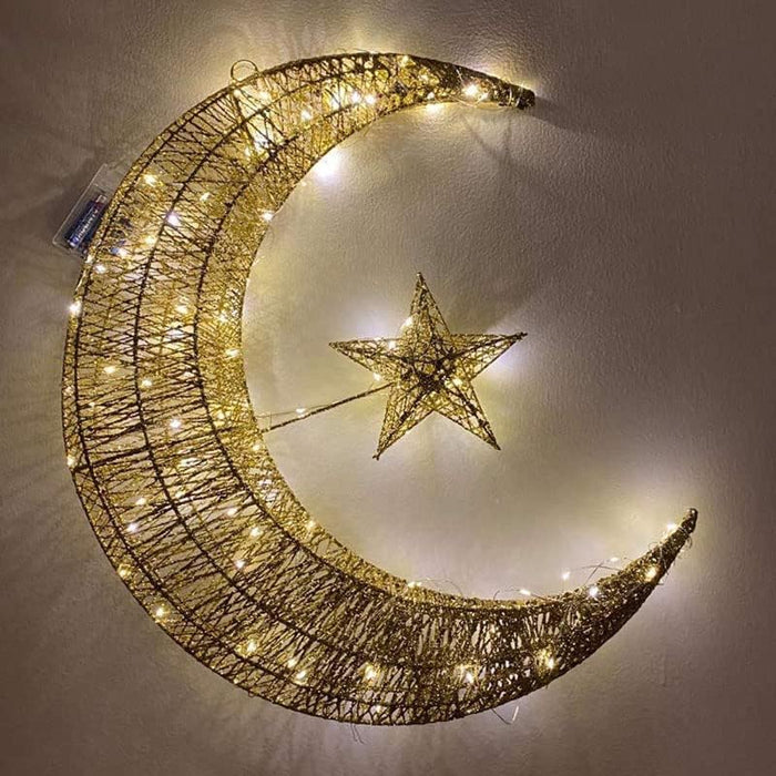 Ramadan Lighting Crescent Lantern