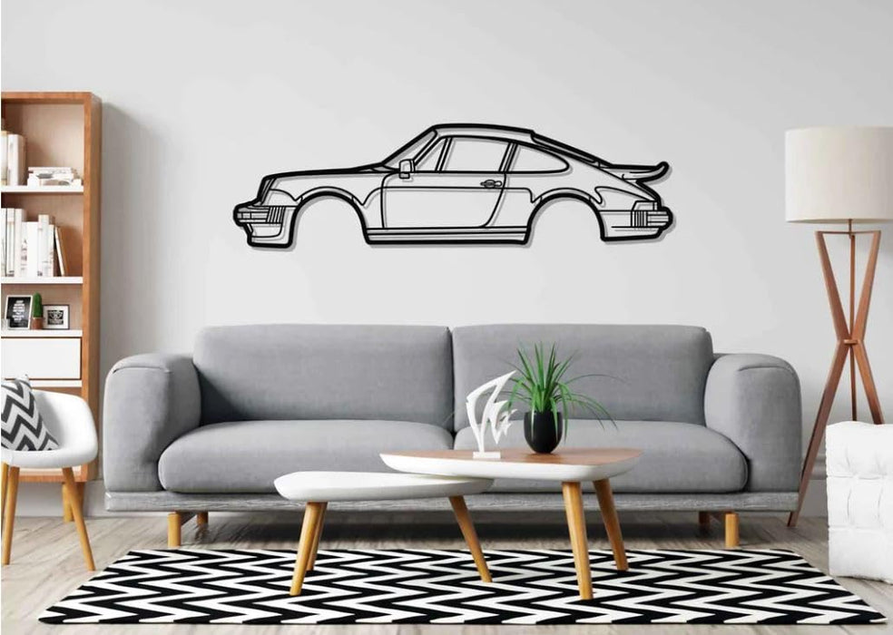 OLD PORSCHE 911 Metal Car Wall Art Decor