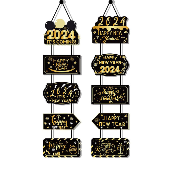 New Year 2024 Door Banner