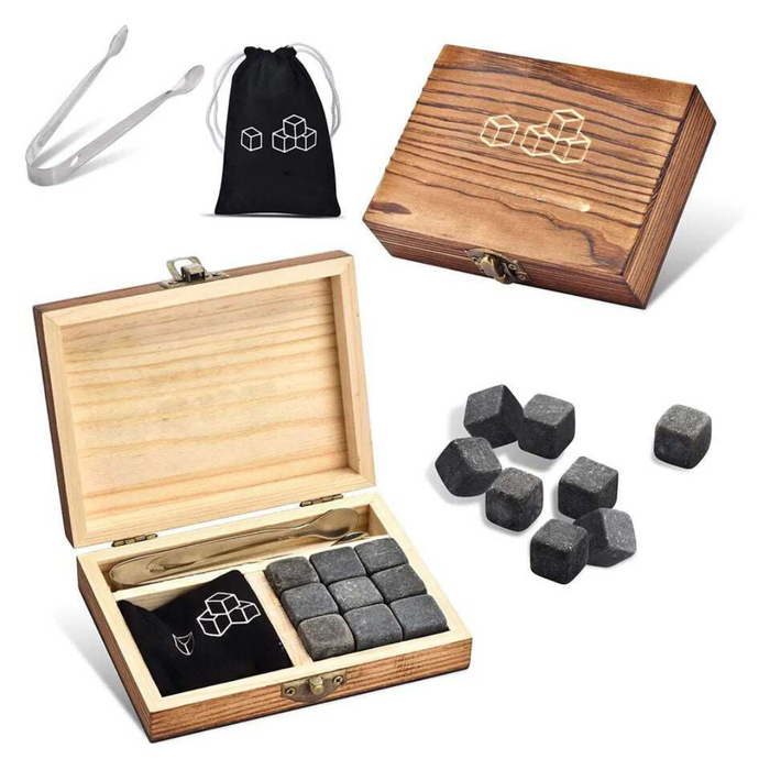 Granite Ice Cube Stones Set