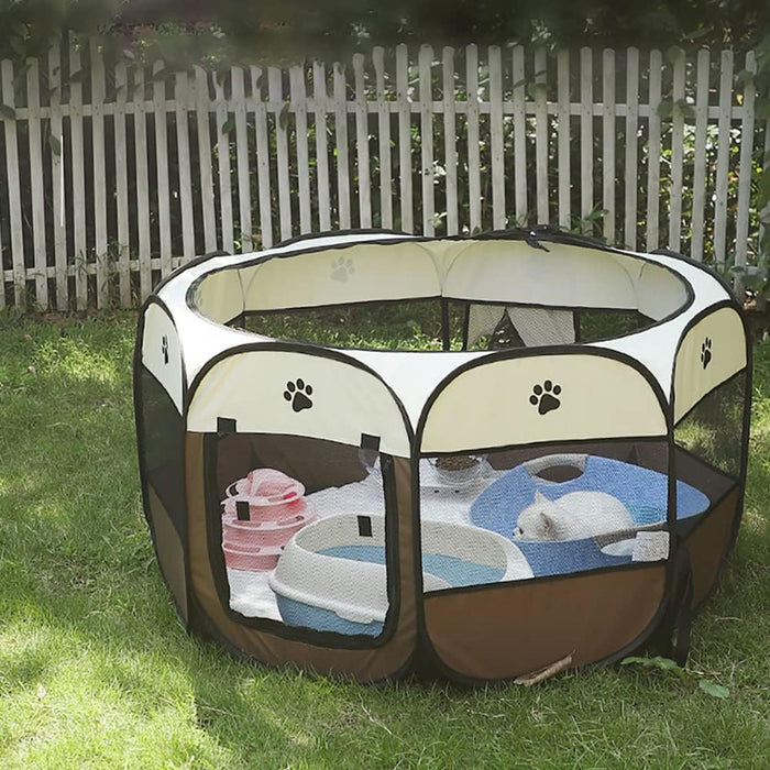 Portable Pet Playpen Foldable for Indoor & Outdoor