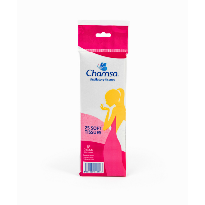 Chamsa Wax Strips Non Woven 25's