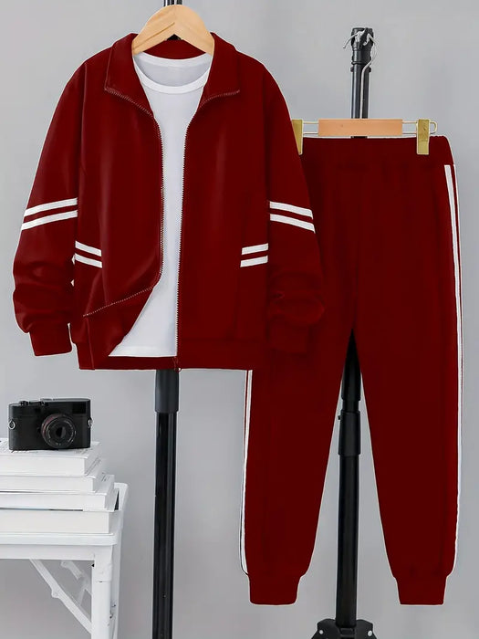 Boys' Zip-Up Hoodie & Joggers Set