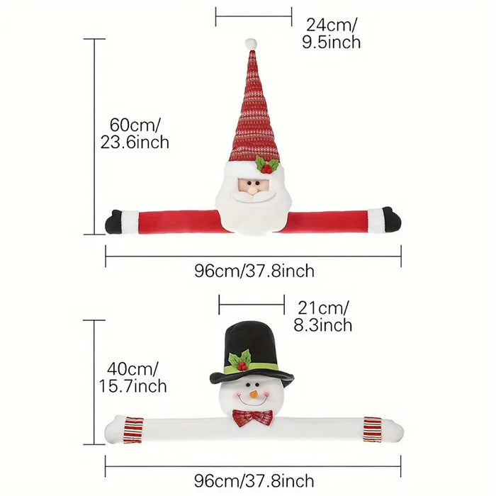 Santa Hugger Christmas Tree Topper