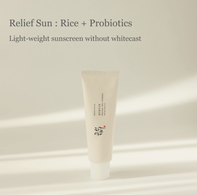 Beauty of Joseon Relief Sun: Rice + Probiotics (SPF50+ PA++++) 50ML