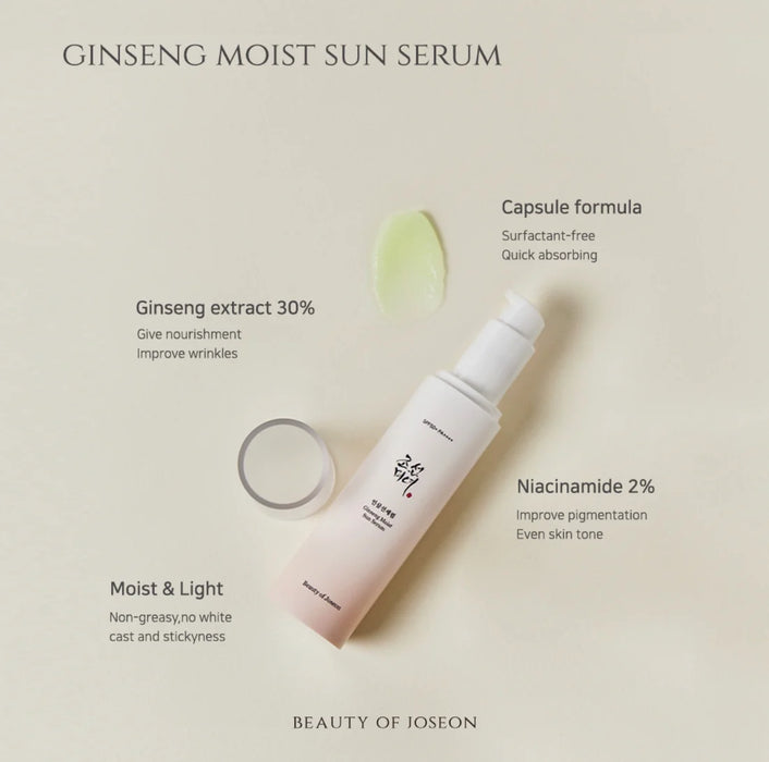 Beauty of Joseon Ginseng Moist Sun Serum 50ML (SPF50+ PA++++)