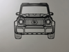 BRABUS MERCEDES G-Class Metal Car Wall Art Decor