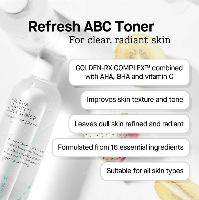 Cosrx Refresh AHA BHA Vitamin C Daily Toner 150ML