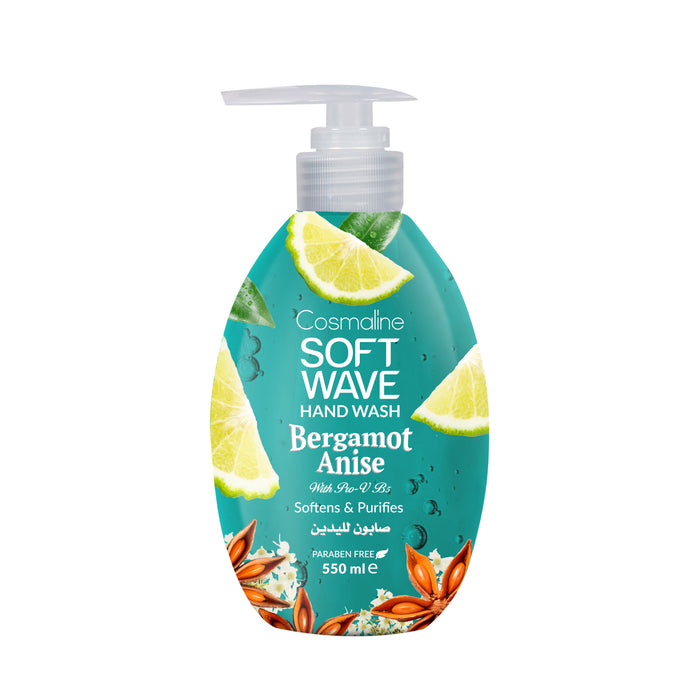 Cosmaline Soft Wave Hand Wash Gel Bergamot Anise 550ML