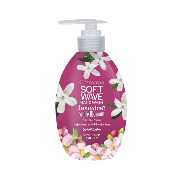 Cosmaline Soft Wave Hand Wash Jasmine Apple Blossom 550ML