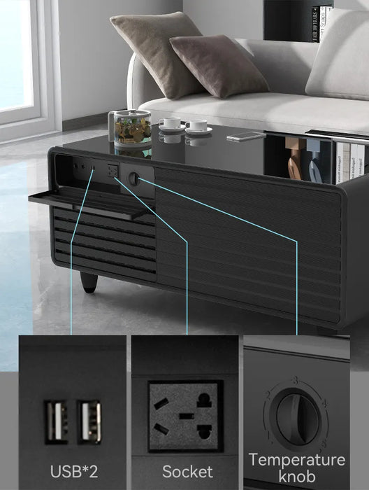 Smart Coffee Table with Refrigerator - Pre Order