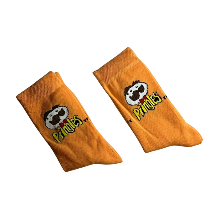 Orange Pringles Socks