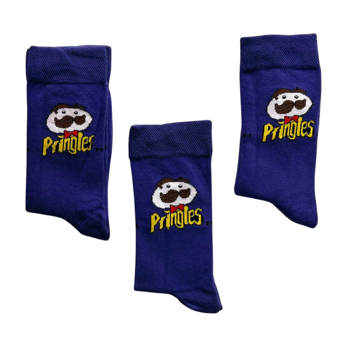 Purple Pringles Socks