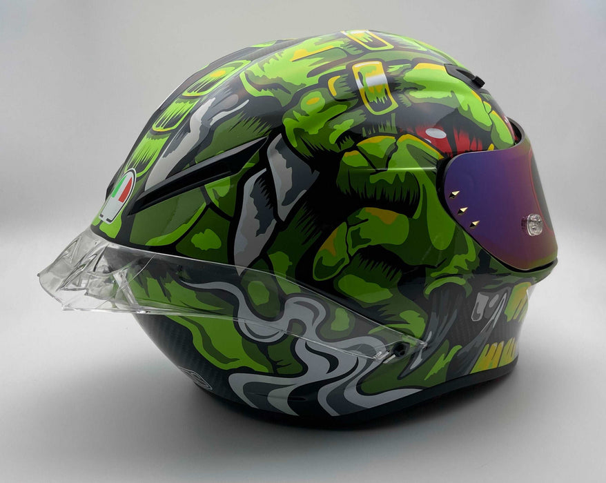 Green Raptor Motorsport Helmet