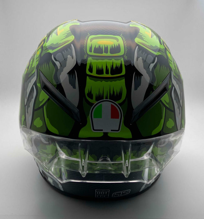 Green Raptor Motorsport Helmet