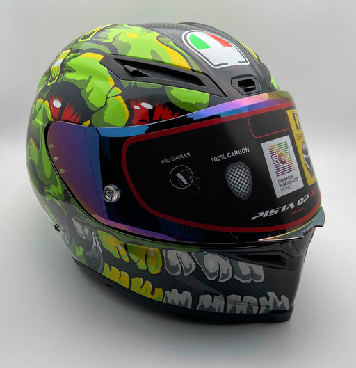 Green Raptor Motorsport Helmet