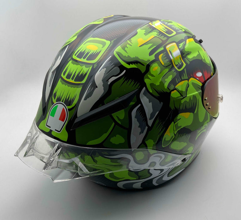 Green Raptor Motorsport Helmet