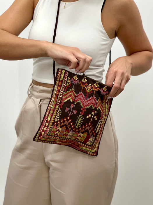 Stitch Pattern Palestinian Embroidery Crossbody Bag