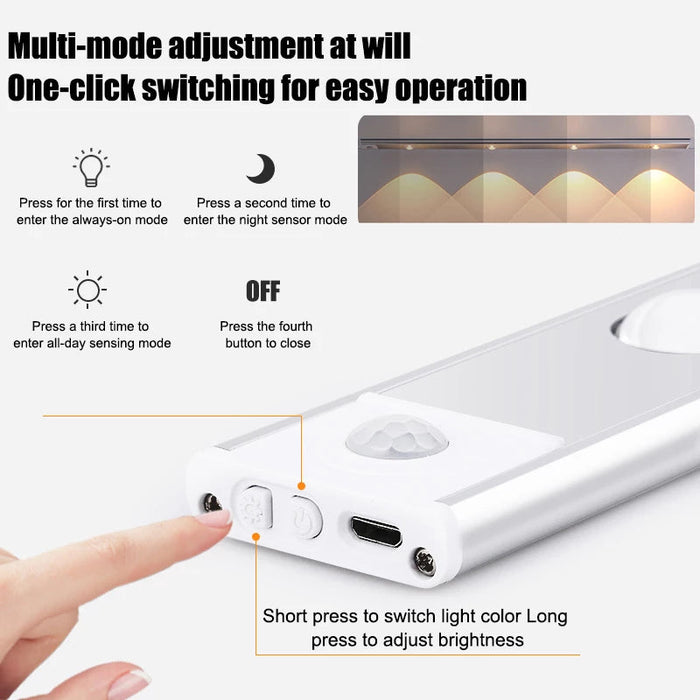 LED Motion Sensor Wireless Light