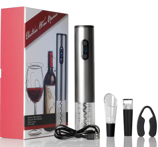 Electric Corkscrew Opener Gift Set Accessories for Home