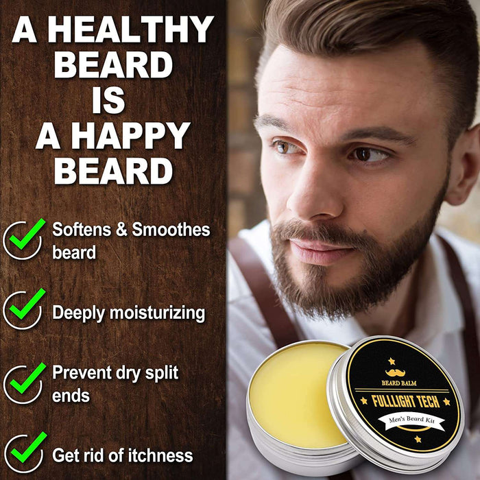 FULLLIGHT TECH Men's Beard Kit - Beard Balm