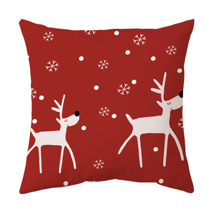 Christmas Reindeer Cushion Cover