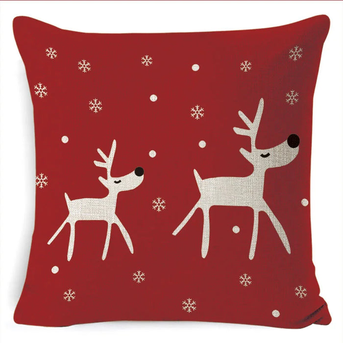 Christmas Reindeer Cushion Cover