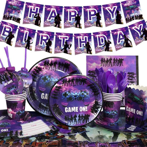 Game Fortress Theme Birthday Party Decorations