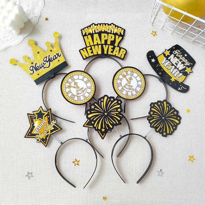 Happy New Year 2024 Headband Set