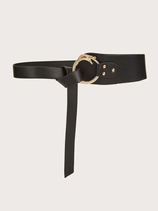 Metal Cinch Snake Decor Belt