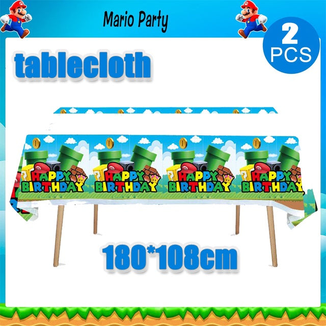 Super Mario Theme Birthday Party Decorations