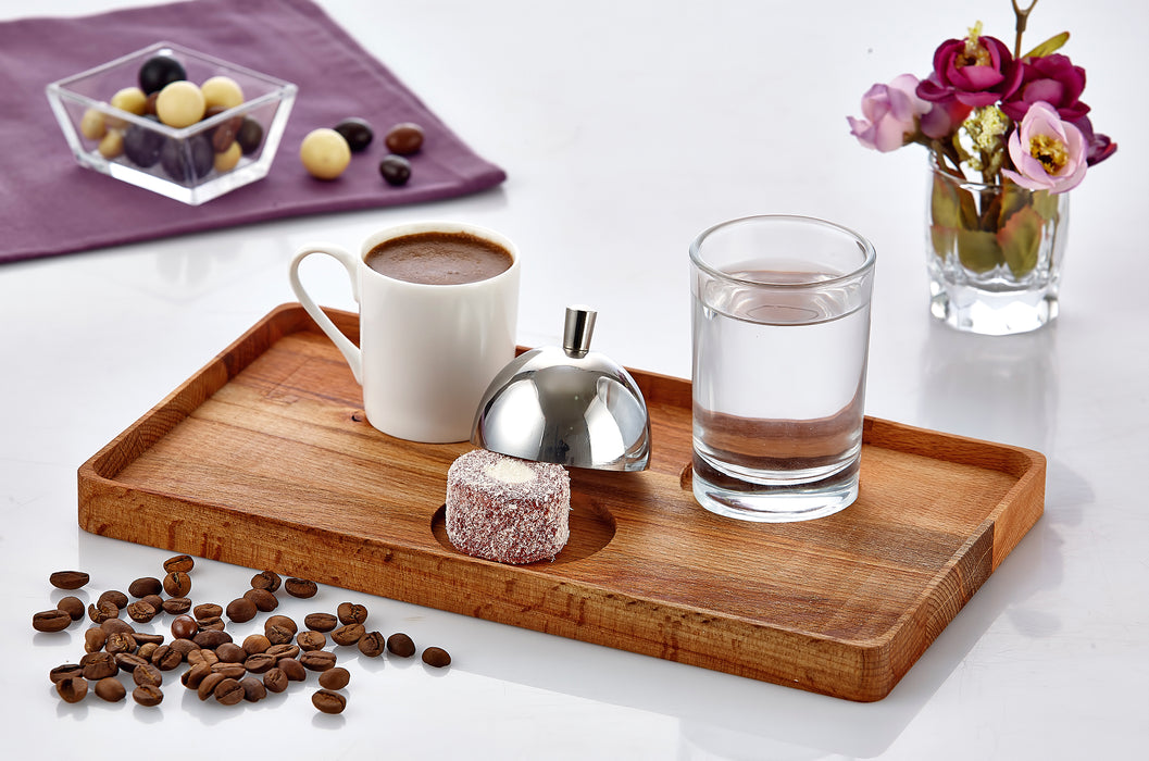 Turkish Coffee Serving Wooden Set