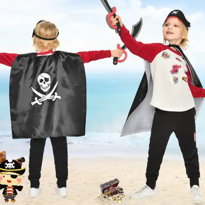 Pirate Hero Cape & Mask Set